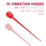 10 vibration modes indicator for rose petal vibrating wand.