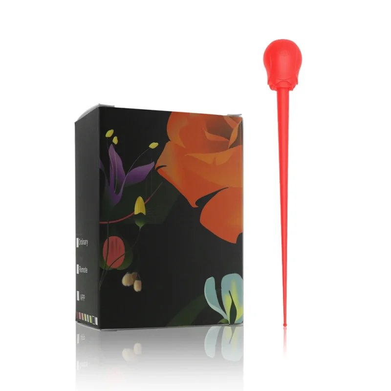 Discreet floral themed gift packaging for the rose pleasure wand.