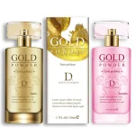 Full set of male and female shimmering body mists with decorative boxes.