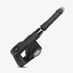 Ergonomic handheld electric thruster with a textured black silicone attachment.