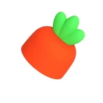 Ripe carrot compact dust cover