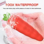 100% waterproof red carrot vibrator