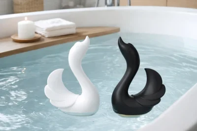 HooHss swan vibrator display