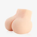 Ultra-compact dual-channel male masturbator with lifelike hip curves and soft TPE body