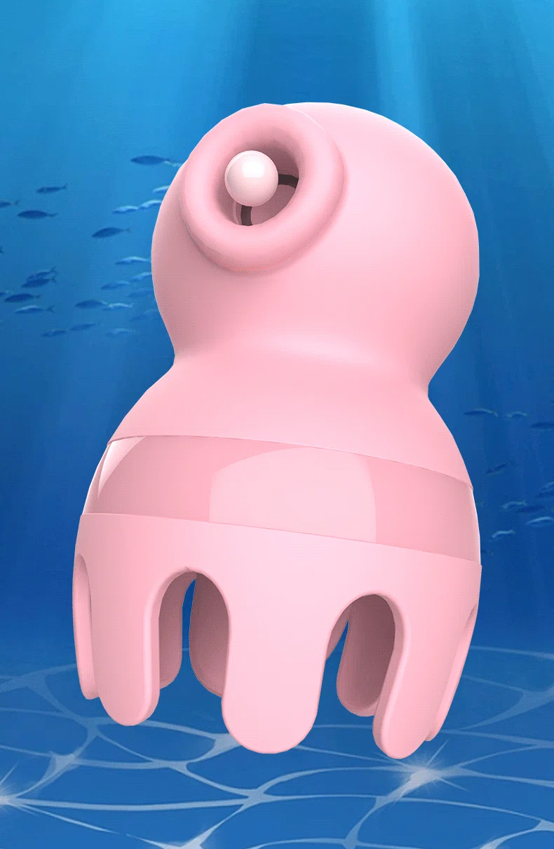 Front view of the suction nozzle designed for targeted air-pulse technology and non-contact clitoral arousal.