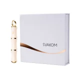 SVAKOM luxury gift box and the Charm of Echoes bamboo-style wearable vibrator in ivory.