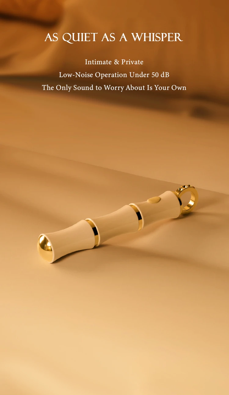 Quiet adult toy with low-noise operation under 50 dB for intimate and private use.
