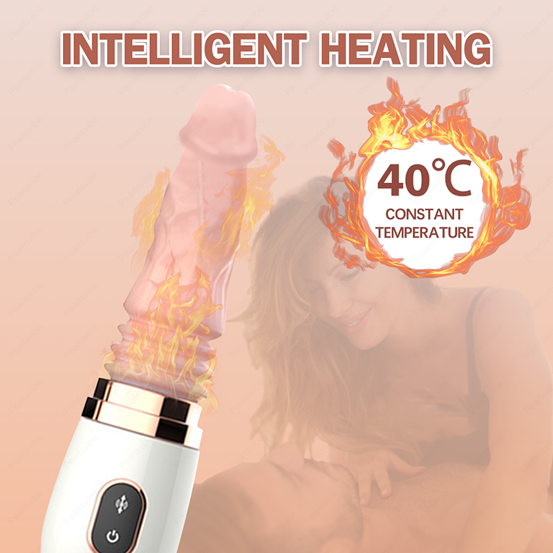 Demonstration of the intelligent heating function maintaining a constant 40°C temperature for a lifelike and warm intimacy experience.