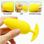 Close-up details of the "corn pellet" surface texture, soft-touch material, and invisible DC charging port.