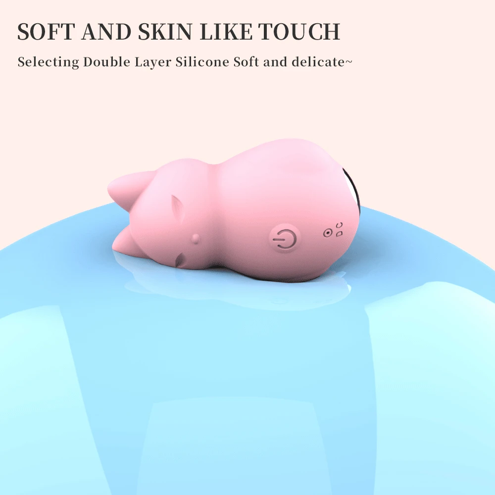 Macro shot focusing on the double-layer medical-grade silicone texture, describing the soft and skin-like touch of the device.