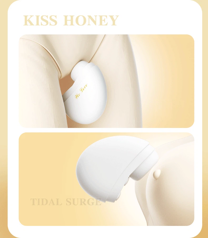 Lifestyle illustration demonstrating the targeted application of the Empress suction device for external clitoral and nipple stimulation.