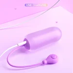 Detail of the USB charging port on the HH Gummy Bullet, showcasing the modern rechargeable battery for eco-friendly power.