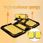 Internal view of a discreet intimacy tool showing high-resilience sponge padding for enhanced comfort and stability during use.
