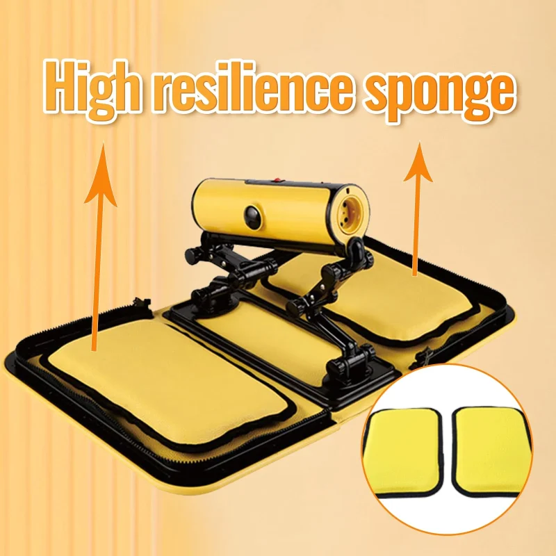 Internal view of a discreet intimacy tool showing high-resilience sponge padding for enhanced comfort and stability during use.