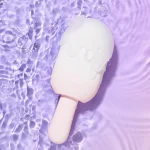 The HH Ice Pop pleasure device submerged in water to showcase its fully sealed, waterproof design and easy-to-clean surface.