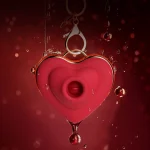 The waterproof pleasure device submerged in water droplets, highlighting its IPX rating and suitability for bath or shower use.