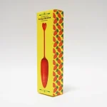 Discreet and playful yellow retail packaging for the HH Love Carrot strong vibration massage jumping egg.