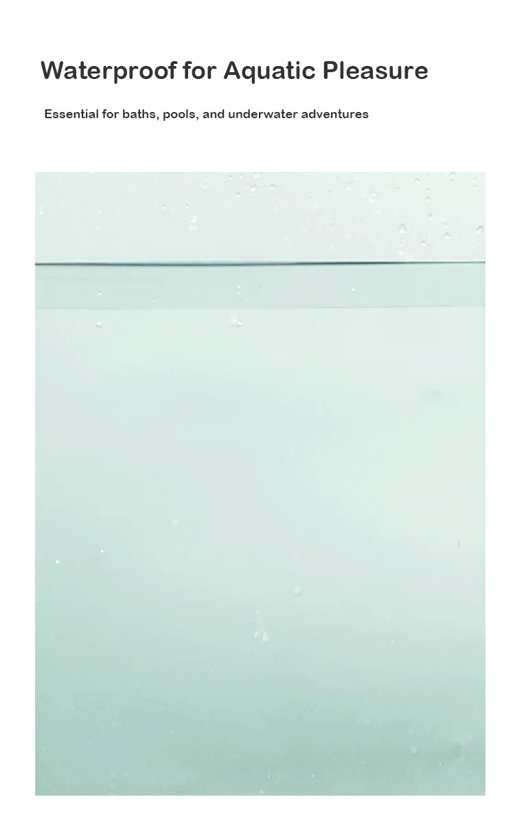 Fully waterproof clitoral vacuum and vibrator submerged in water, ideal for bath or aquatic pleasure.