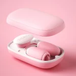 Pink Magical Tongue dual-action vibrator set featuring a discreet storage case and ergonomic pleasure tips for targeted stimulation.