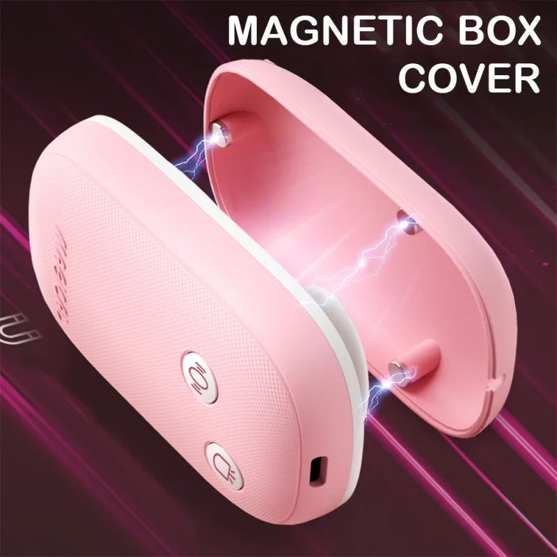 Demonstration of the magnetic box cover closure, illustrating the secure and discreet storage solution for this premium adult product.