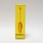 Discreet yellow gift box for the HH Mango "Strong Vibration" jumping egg, showcasing professional and minimalist packaging for adult wellness products.