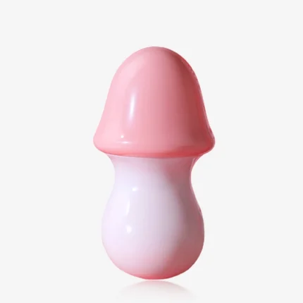 Ergonomic mushroom-shaped body massager with a smooth finish for comfortable solo or partner play.