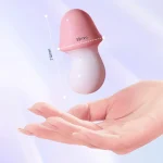 Compact and travel-friendly mini vibrator dimensions featuring a 74mm height and 39mm width.