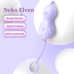 Purple Neko Elven wearable vibrator displaying a playful bird design optimized for intimate wellness and internal toning.