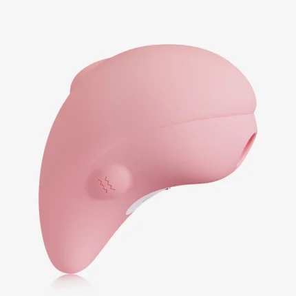 Studio shot of the Neo Cove ergonomic pleasure device, focusing on the intuitive one-button control interface and the seamless, waterproof silicone construction.