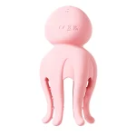 Back view of the HH Octopus pleasure tool showing the DC power port and safety certification marks on a soft-touch surface.