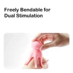 Demonstration of the freely bendable octopus legs, designed for dual stimulation and versatile body contouring.