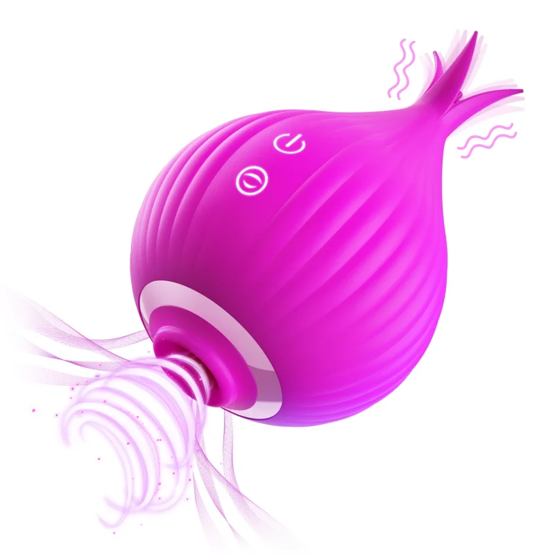 HH Onion Pulse clitoral stimulator featuring a 360-degree pulse wave technology for targeted pleasure.