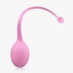 SeedsWay sperm-shaped vibrator in pastel pink featuring a flexible tail and ergonomic control button for targeted stimulation.