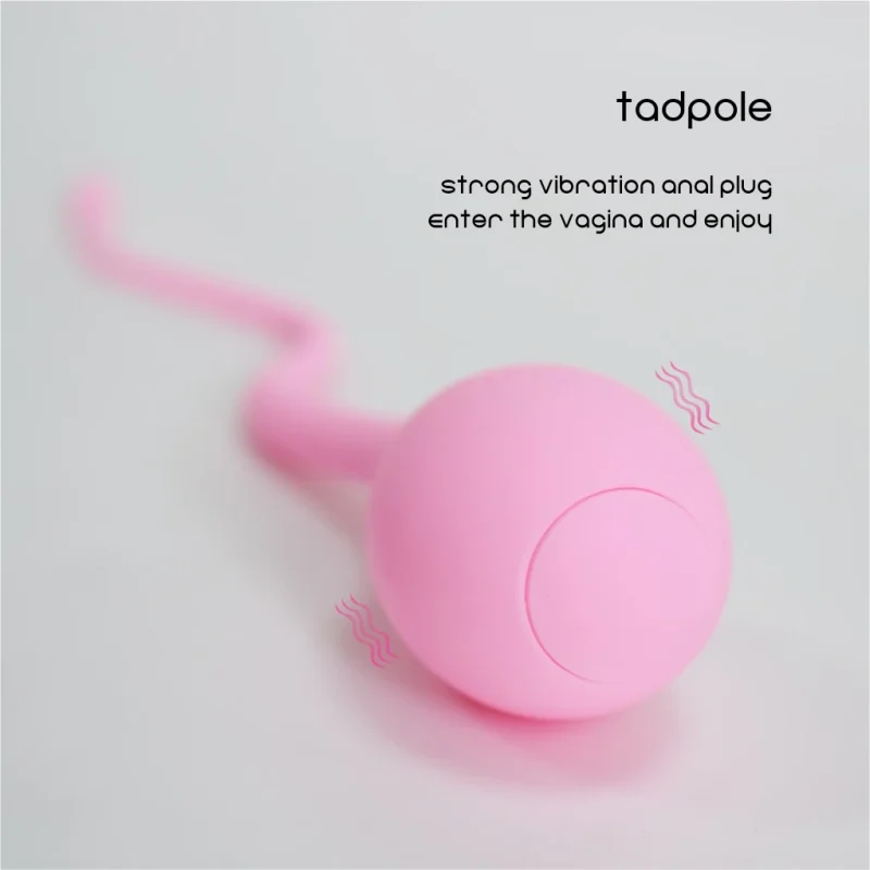 Tadpole-inspired design of the Seedsway vibrator, engineered for comfortable internal exploration and targeted pleasure.