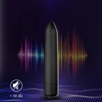 Visual representation of a quiet motor pleasure tool with a noise level below 50 decibels for ultimate discretion and silent operation.