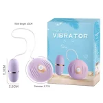 Technical dimension guide for the Spark of Love intimacy tool, showing a 5.3cm length bullet, a 5.7cm diameter remote, and a 63cm connecting wire.