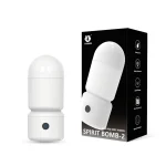 Professional retail packaging and sleek white exterior of the Spirit Bomb-2 luxury male intimacy tool.