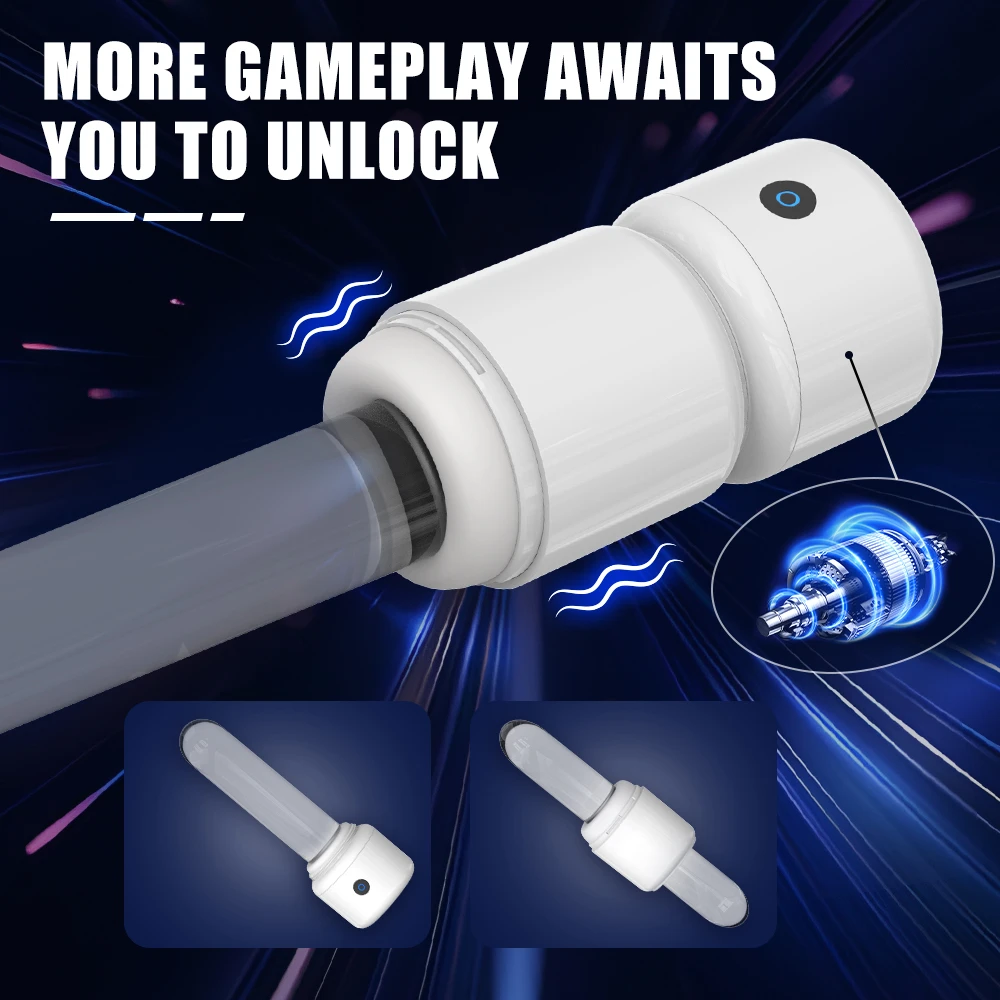 Demonstration of the versatile open-ended design allowing for various gameplay styles and hands-free stroking sensations.