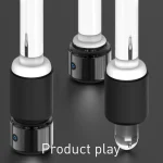 Comparison of the Spirit Bomb in classic black and white finishes, emphasizing the modern, discreet aesthetic of these high-tech adult toys.