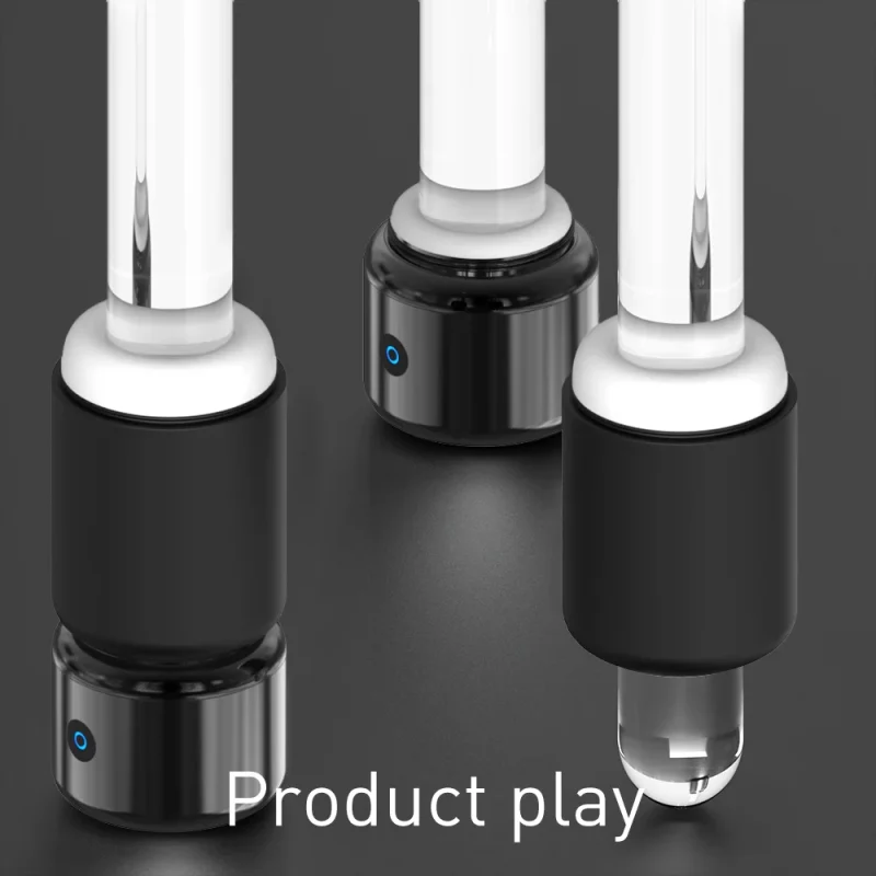 Comparison of the Spirit Bomb in classic black and white finishes, emphasizing the modern, discreet aesthetic of these high-tech adult toys.