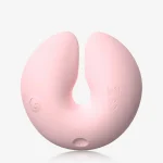 Front view of an HH intimacy device featuring a discreet power button and premium medical-grade silicone texture on a white background.