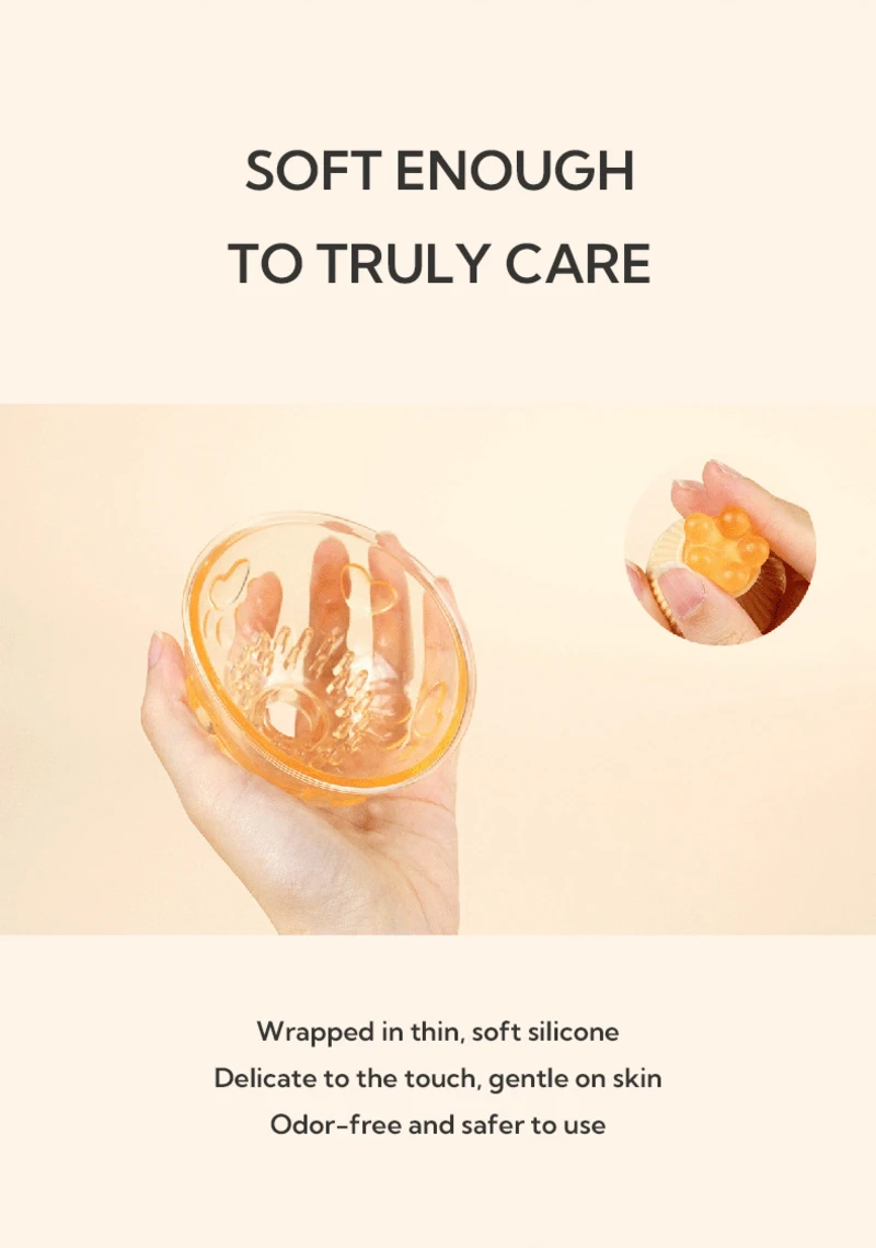 Soft silicone cat paw nipple massager detail showing skin-friendly textured inner cup and gentle flexible touchpoints