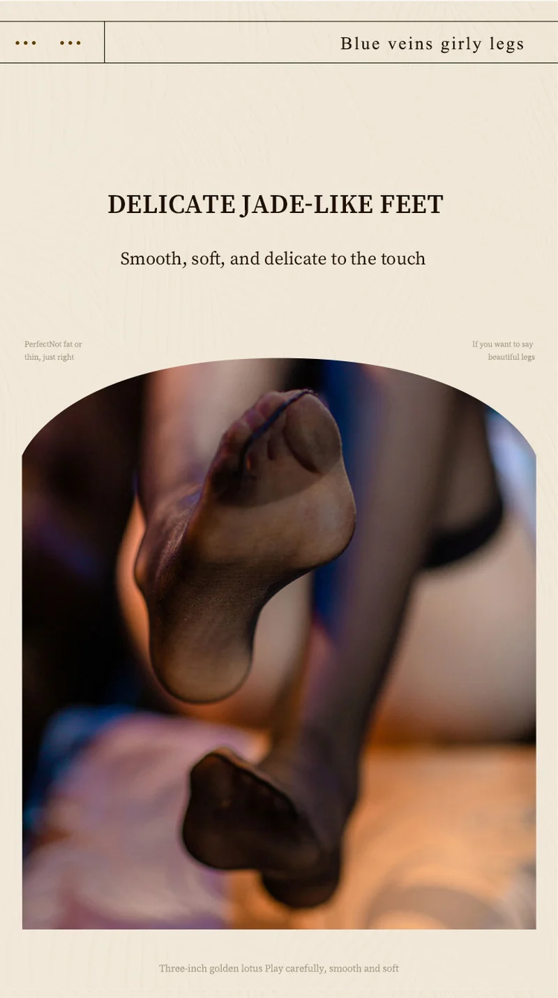 Lifelike lower body pleasure doll styled with black stockings to showcase versatile lingerie looks