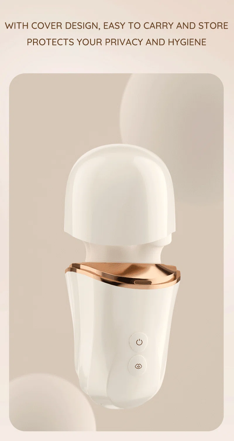 Wand vibrator with protective cover design for discreet storage Discreet Sex Toys Brand - HooHss