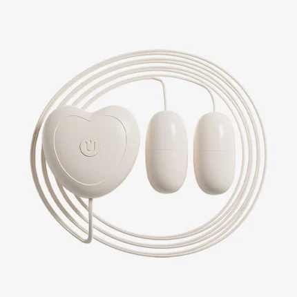 Double egg vibrator with wired heart-shaped controller Discreet Sex Toys Brand - HooHss